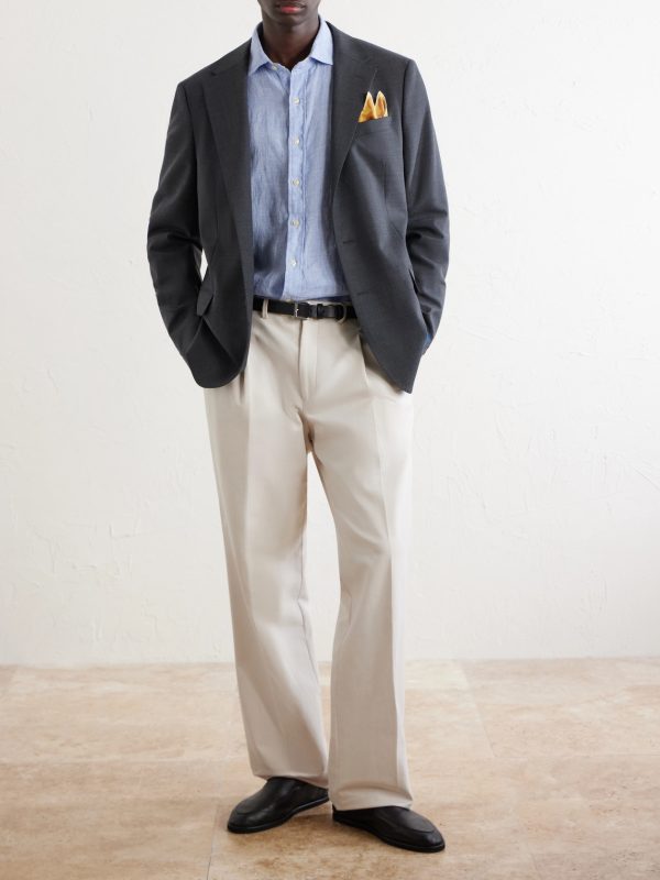 Wool-Blend Suit Jacket - OU Wool-Blend Suit Jacket - OU