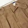 Straight-Leg Pleated Houndstooth Linen, Silk and Wool-Blend Trousers - E1 Straight-Leg Pleated Houndstooth Linen, Silk and Wool-Blend Trousers - E1