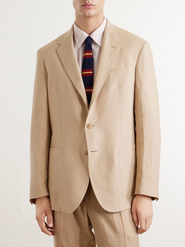 Linen Suit Jacket - FR Linen Suit Jacket - FR