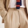Straight-Leg Pleated Linen Suit Trousers - CU Straight-Leg Pleated Linen Suit Trousers - CU