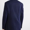 Pinstriped Wool-Blend Suit Jacket - BK Pinstriped Wool-Blend Suit Jacket - BK