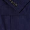 Pinstriped Wool-Blend Suit Jacket - E1 Pinstriped Wool-Blend Suit Jacket - E1