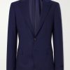 Pinstriped Wool-Blend Suit Jacket Pinstriped Wool-Blend Suit Jacket