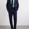 Pinstriped Wool-Blend Suit Jacket - OU Pinstriped Wool-Blend Suit Jacket - OU