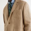 Linen and Cotton-Blend Blazer - CU Linen and Cotton-Blend Blazer - CU