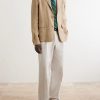 Linen and Cotton-Blend Blazer - OU Linen and Cotton-Blend Blazer - OU
