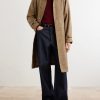 Houndstooth Wool, Silk and Linen-Blend Coat - OU Houndstooth Wool, Silk and Linen-Blend Coat - OU