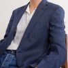 Linen and Wool-Blend Blazer - CU Linen and Wool-Blend Blazer - CU