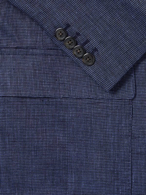 Linen and Wool-Blend Blazer - E1 Linen and Wool-Blend Blazer - E1