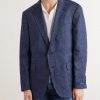 Linen and Wool-Blend Blazer - FR Linen and Wool-Blend Blazer - FR