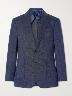 Linen and Wool-Blend Blazer Linen and Wool-Blend Blazer
