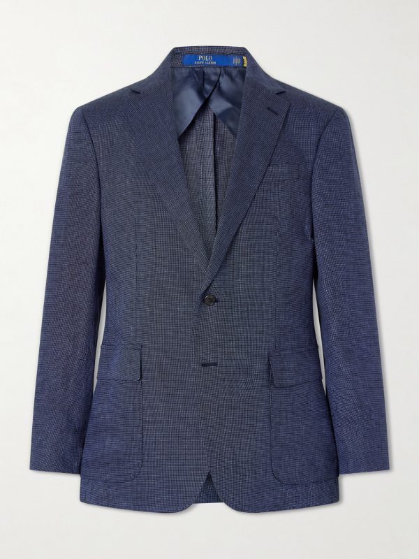 Linen and Wool-Blend Blazer Linen and Wool-Blend Blazer