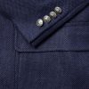 Logo-Embroidered Linen-Hopsack Blazer - E1 Logo-Embroidered Linen-Hopsack Blazer - E1