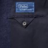 Logo-Embroidered Linen-Hopsack Blazer - E2 Logo-Embroidered Linen-Hopsack Blazer - E2