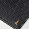 Croc-Effect Leather Wallet - CU Croc-Effect Leather Wallet - CU