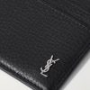 Tiny Cassandre Logo-Appliquéd Full-Grain Leather Cardholder - CU Tiny Cassandre Logo-Appliquéd Full-Grain Leather Cardholder - CU