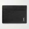 Tiny Cassandre Logo-Appliquéd Full-Grain Leather Cardholder Tiny Cassandre Logo-Appliquéd Full-Grain Leather Cardholder
