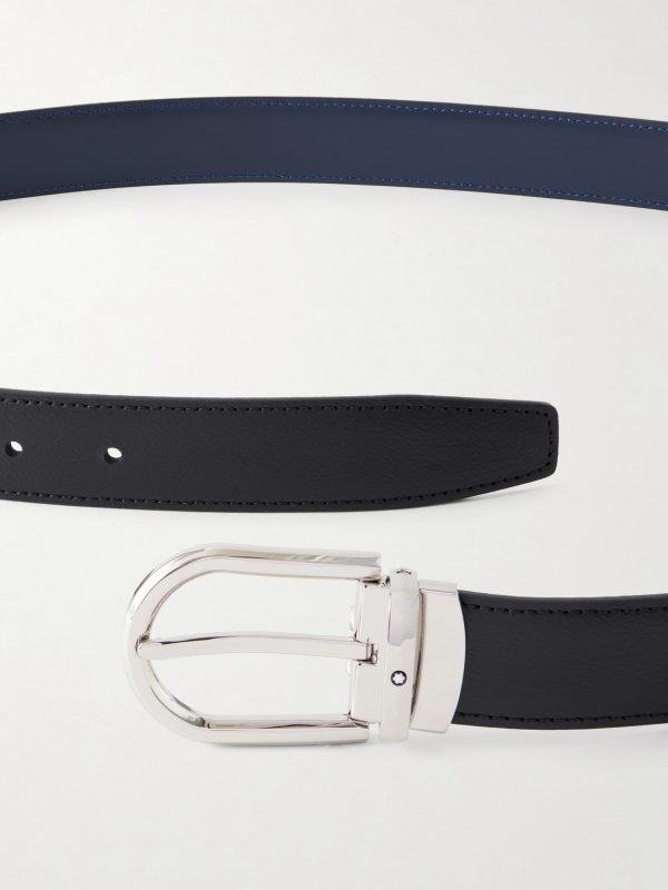 3cm Horseshoe Reversible Leather Belt - E1 3cm Horseshoe Reversible Leather Belt - E1
