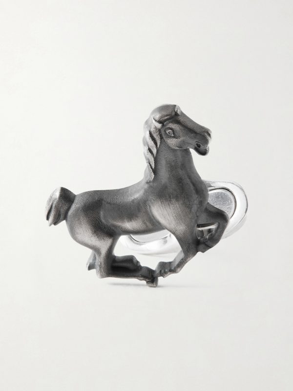 The Horse Sterling Silver Cufflinks - CU The Horse Sterling Silver Cufflinks - CU