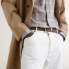 3cm Horseshoe Reversible Suede and Leather Belt - FR 3cm Horseshoe Reversible Suede and Leather Belt - FR