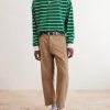 Triomphe-Embroidered Striped Cotton Polo Shirt - OU Triomphe-Embroidered Striped Cotton Polo Shirt - OU