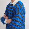 Triomphe-Embroidered Striped Cotton Polo Shirt - CU Triomphe-Embroidered Striped Cotton Polo Shirt - CU