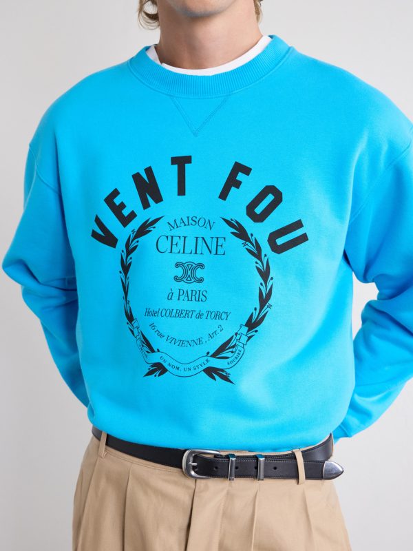 Vent Fou Printed Cotton-Jersey Sweatshirt - CU