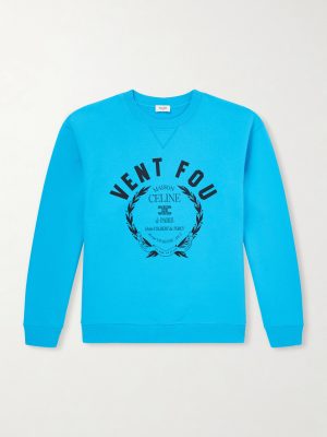 Vent Fou Printed Cotton-Jersey Sweatshirt Vent Fou Printed Cotton-Jersey Sweatshirt