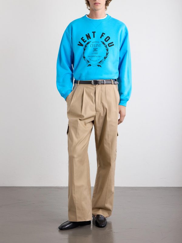 Vent Fou Printed Cotton-Jersey Sweatshirt - OU
