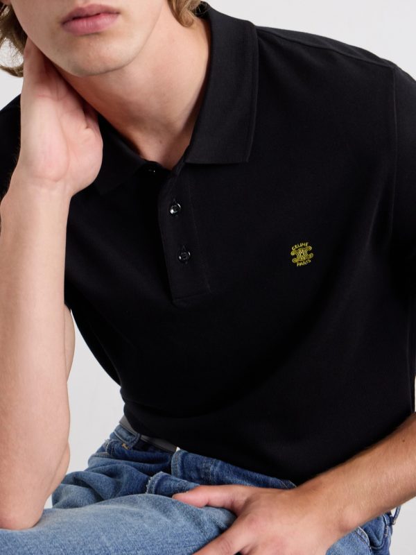 Triomphe-Embroidered Cotton-Piqué Polo Shirt - CU Triomphe-Embroidered Cotton-Piqué Polo Shirt - CU