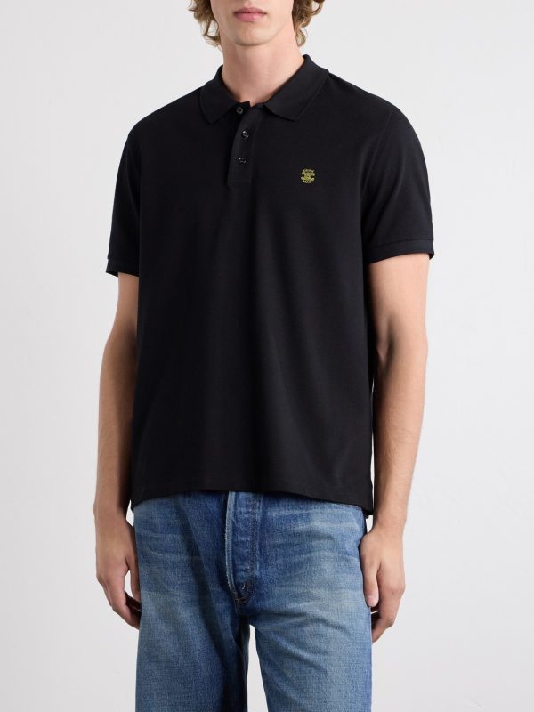 Triomphe-Embroidered Cotton-Piqué Polo Shirt - FR Triomphe-Embroidered Cotton-Piqué Polo Shirt - FR