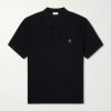 Triomphe-Embroidered Cotton-Piqué Polo Shirt Triomphe-Embroidered Cotton-Piqué Polo Shirt
