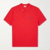 Triomphe-Embroidered Cotton-Piqué Polo Shirt Triomphe-Embroidered Cotton-Piqué Polo Shirt