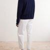Triomphe-Embroidered Wool Cardigan - BK