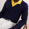 Triomphe-Embroidered Wool Cardigan - CU