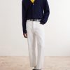 Triomphe-Embroidered Wool Cardigan - OU