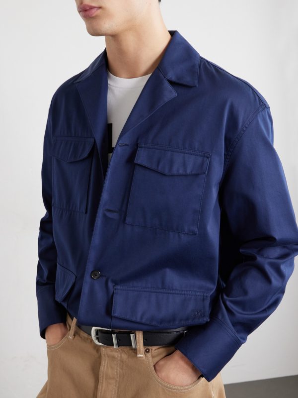 Cotton-Sateen Overshirt - E1 Cotton-Sateen Overshirt - E1