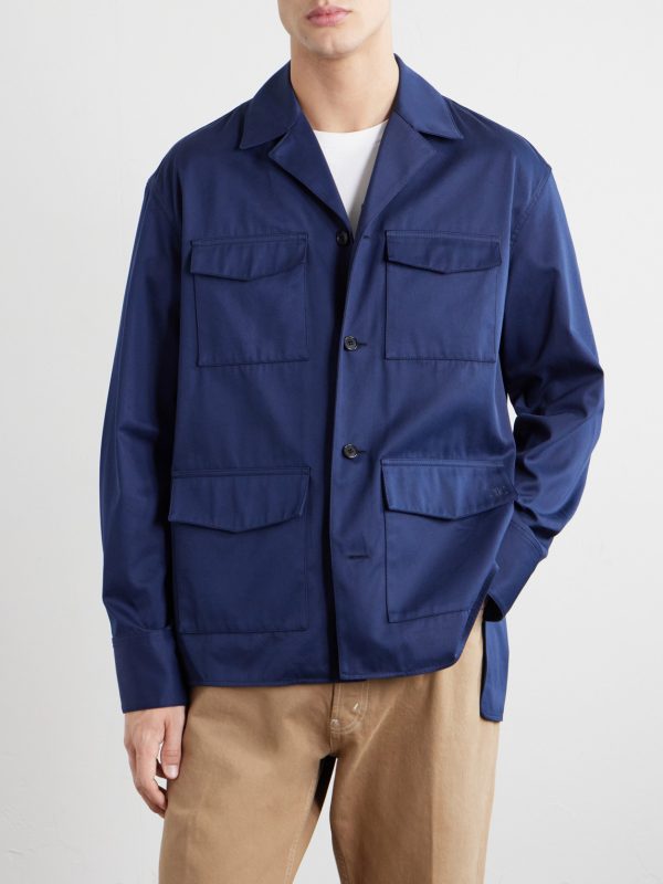Cotton-Sateen Overshirt - FR Cotton-Sateen Overshirt - FR