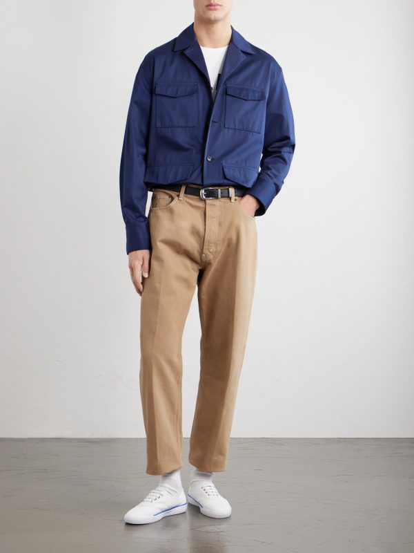 Cotton-Sateen Overshirt - OU Cotton-Sateen Overshirt - OU