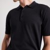 Triomphe-Embroidered Knitted Silk and Cotton-Blend Polo Shirt - CU Triomphe-Embroidered Knitted Silk and Cotton-Blend Polo Shirt - CU