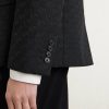 Slim-Fit Logo-Jacquard Cotton-Blend Blazer - E2 Slim-Fit Logo-Jacquard Cotton-Blend Blazer - E2