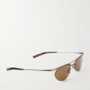 Round-Frame Silver-Tone Sunglasses - FR Round-Frame Silver-Tone Sunglasses - FR