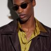 Round-Frame Silver-Tone Sunglasses - OU Round-Frame Silver-Tone Sunglasses - OU