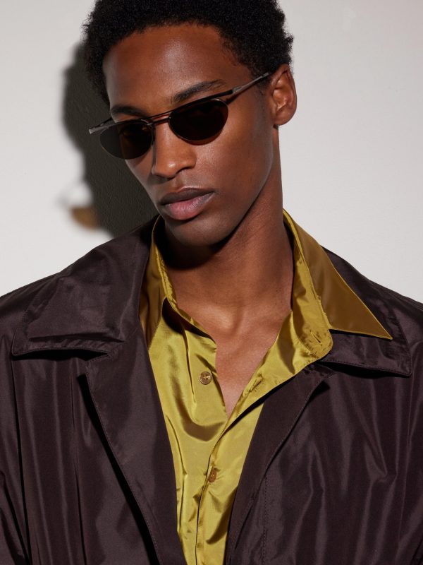 Round-Frame Silver-Tone Sunglasses - OU Round-Frame Silver-Tone Sunglasses - OU