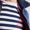 French Logo-Print Striped Cotton-Jersey T-Shirt - CU