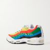 Air Max 95 Olympic OG Mesh-Trimmed Leather Sneakers - BK Air Max 95 Olympic OG Mesh-Trimmed Leather Sneakers - BK