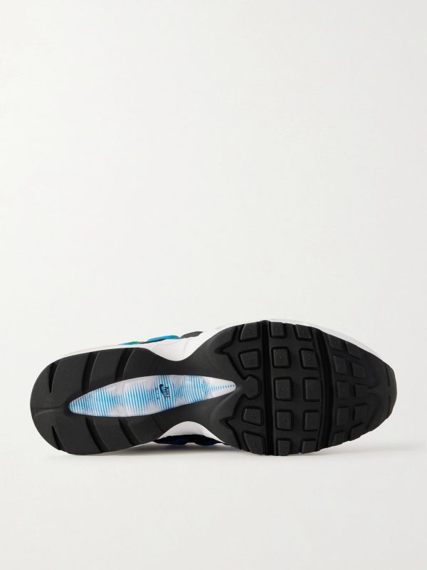 Air Max 95 Olympic OG Mesh-Trimmed Leather Sneakers - E1 Air Max 95 Olympic OG Mesh-Trimmed Leather Sneakers - E1