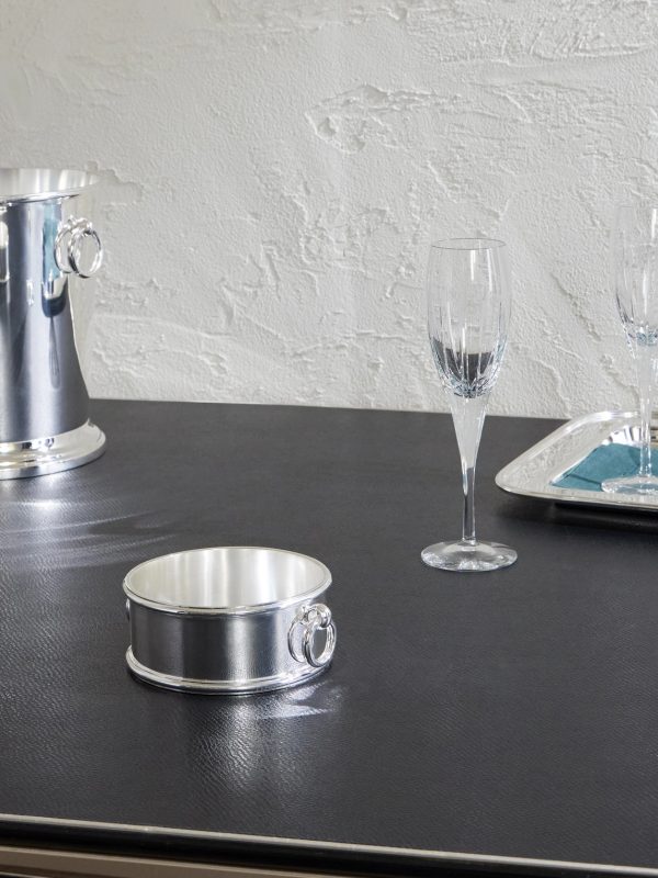 Durban Silver-Plated Wine Bottle Coaster - OU Durban Silver-Plated Wine Bottle Coaster - OU