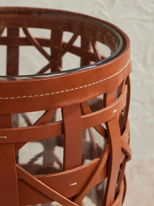 Preston Large Woven Leather Hurricane - CU