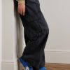 Super-Star Distressed Leather-Trimmed Suede Sneakers - OU Super-Star Distressed Leather-Trimmed Suede Sneakers - OU